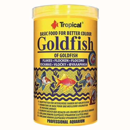Tropical Goldfish Flake Pul Yem