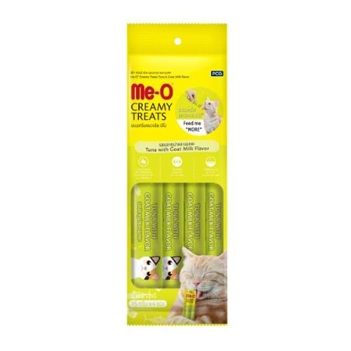 Me-O Creamy Ton Balığı/Keçi Sütlü Kedi Ödülü 4x15GR - 10