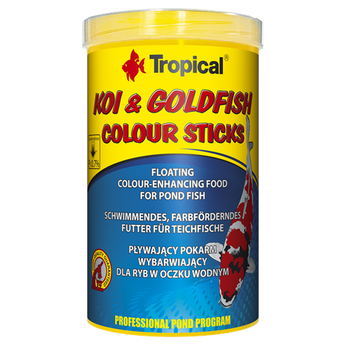 Tropical Koi&Goldfish Colour Sticks Wor.1000ml/90Gr