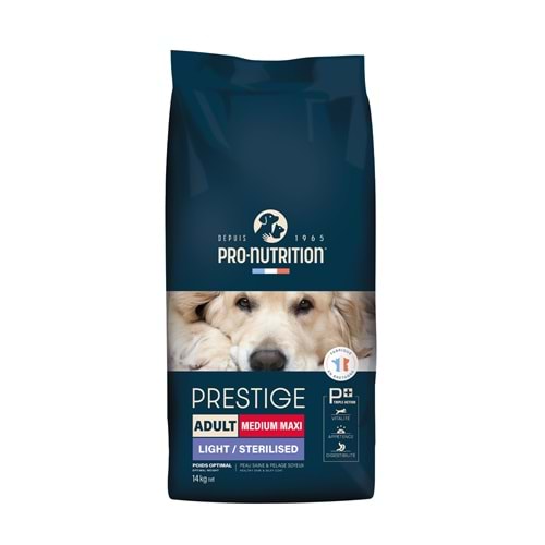 Pro Nutrition Prestige Sterilised Orta Irk Yetişkin Köpek Maması 14KG