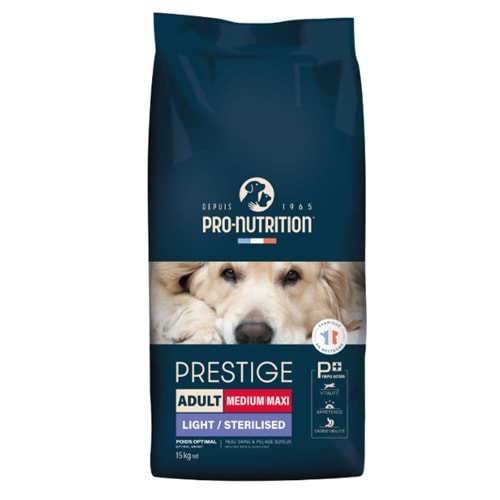Pro Nutrition Prestige Sterilised Orta Irk Yetişkin Köpek Maması 15KG