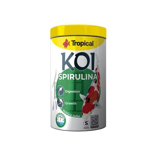 Tropical Koi Spirulina Pellet Size S 1000ml/320Gr