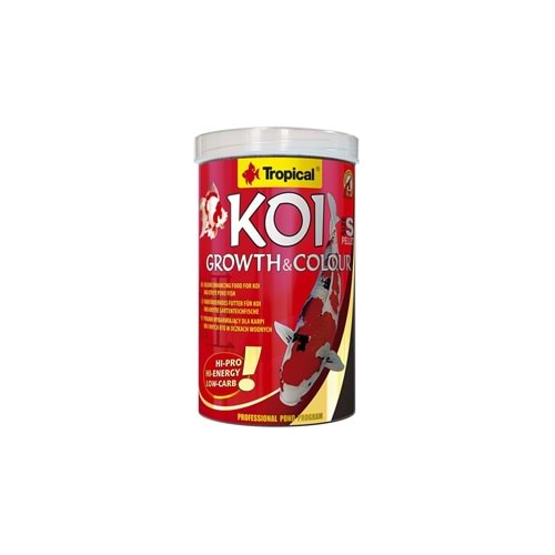 Tropical Koi Growth&Colour Pellet Size S 1000ml/320Gr