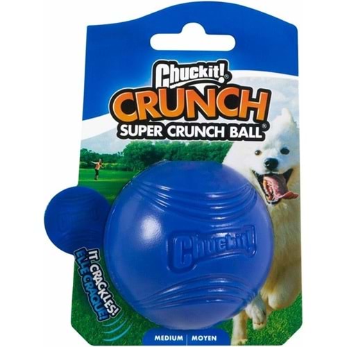 Chuckit! Super Crunch Ball Hışırtılı Köpek Oyun Topu (Orta Boy)