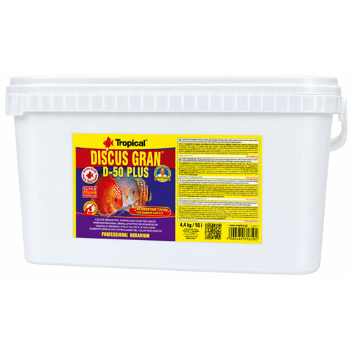 Tropical Discus Gran D-50 Plus 10Lt/4,4Kg