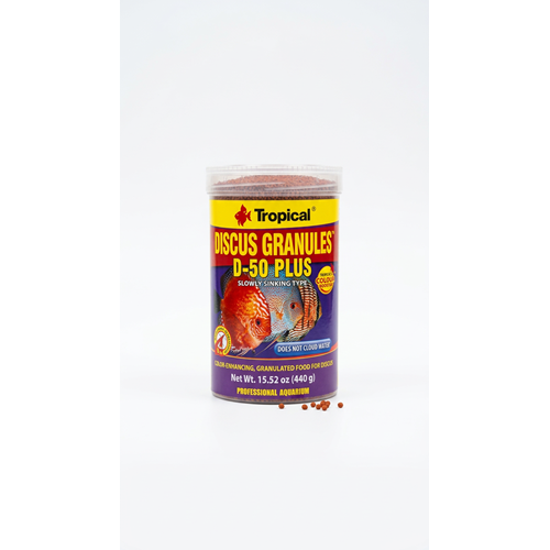 Tropical Discus Gran D-50 Plus 1000ml/440Gr (15.52 oz)
