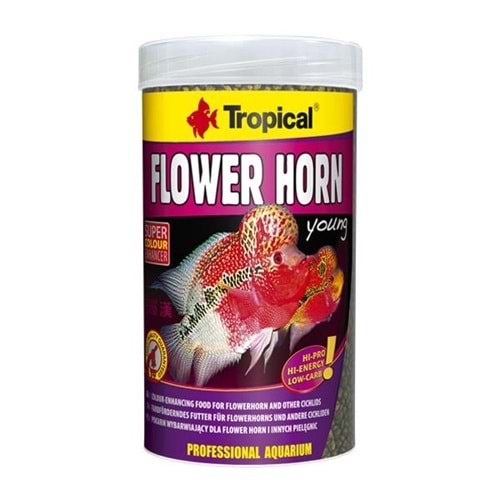 Tropical Flower Horn Young Pellet 250ml/95Gr