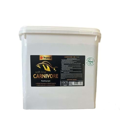 Tropical Soft Line Carnivore 10Lt/3,2Kg