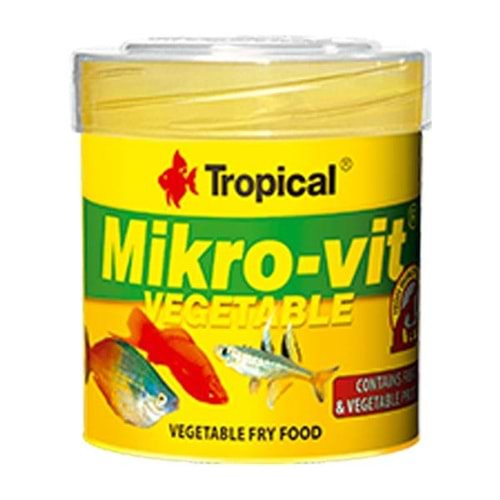 Tropical Mikro-Vit Vegetable 50ml/32Gr ( Yavru Balık Yemi )