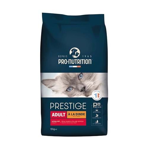 Pro Nutrition Prestige Dinde Hindili Yetişkin Kedi Maması 10KG