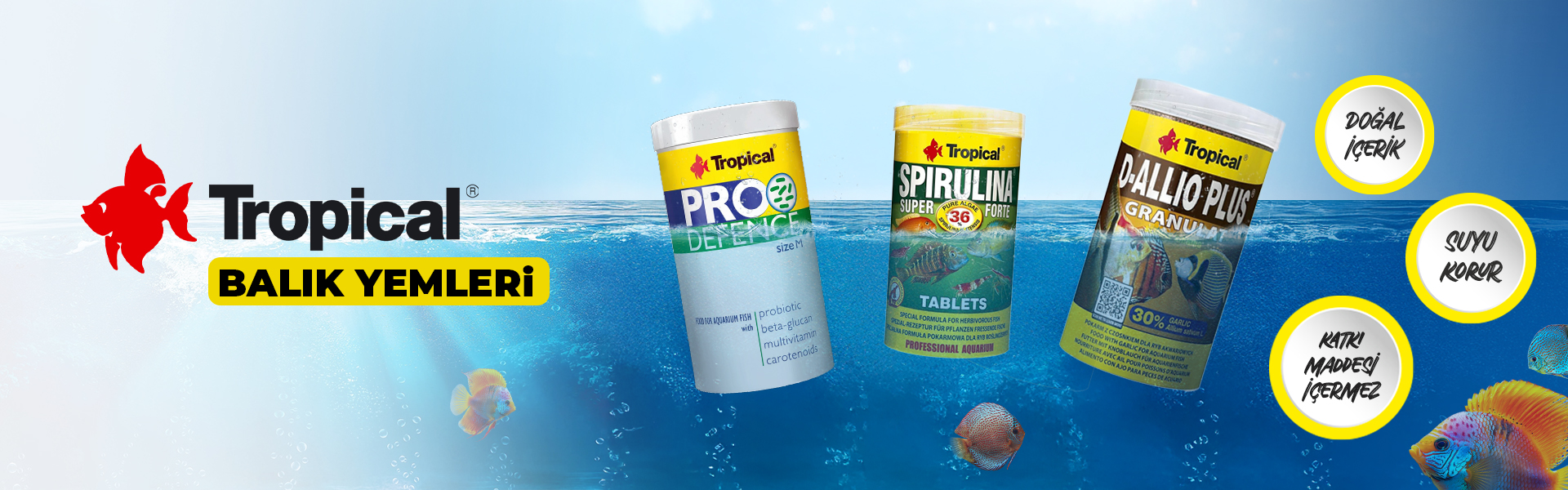 Tropical marka Balık Yemleri