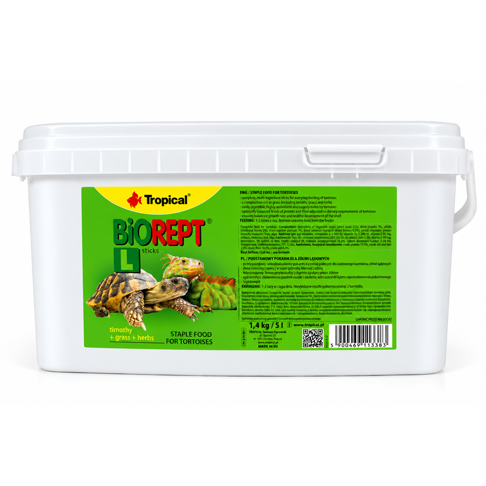Tropical Biorept L 5Lt/1,4Kg Kaplumbağa Yemi