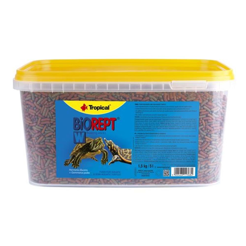 Tropical Biorept W 5Lt/1,5Kg Kaplumbağa Yemi
