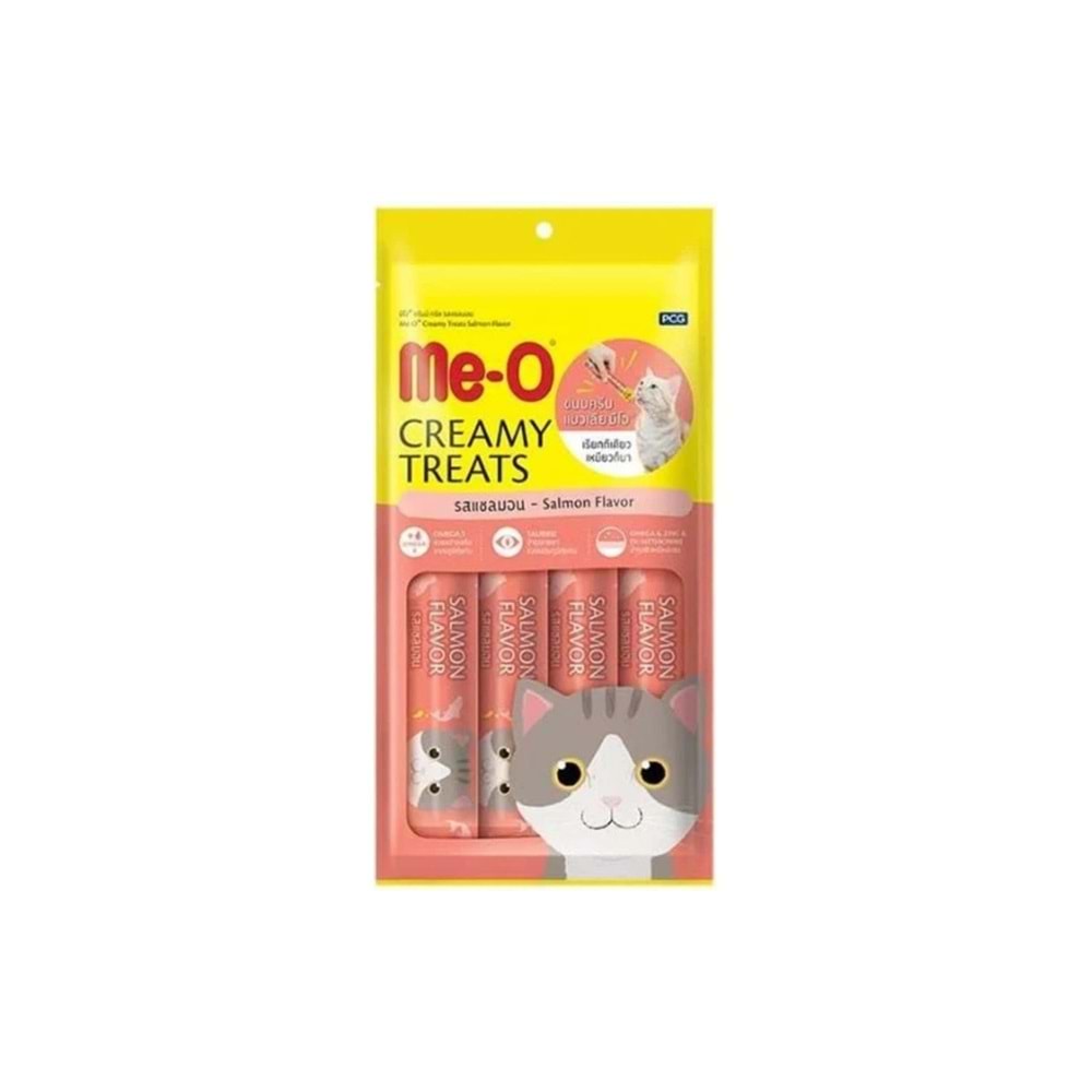 Me-O Creamy Somon Balıklı Kedi Ödülü 4x15GR - 2