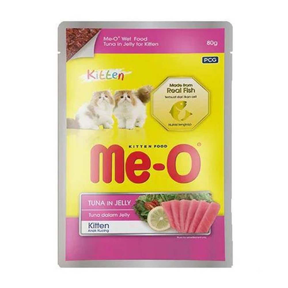 Me-O Pouch Ton Balıklı Yavru Kedi Konservesi 80GR