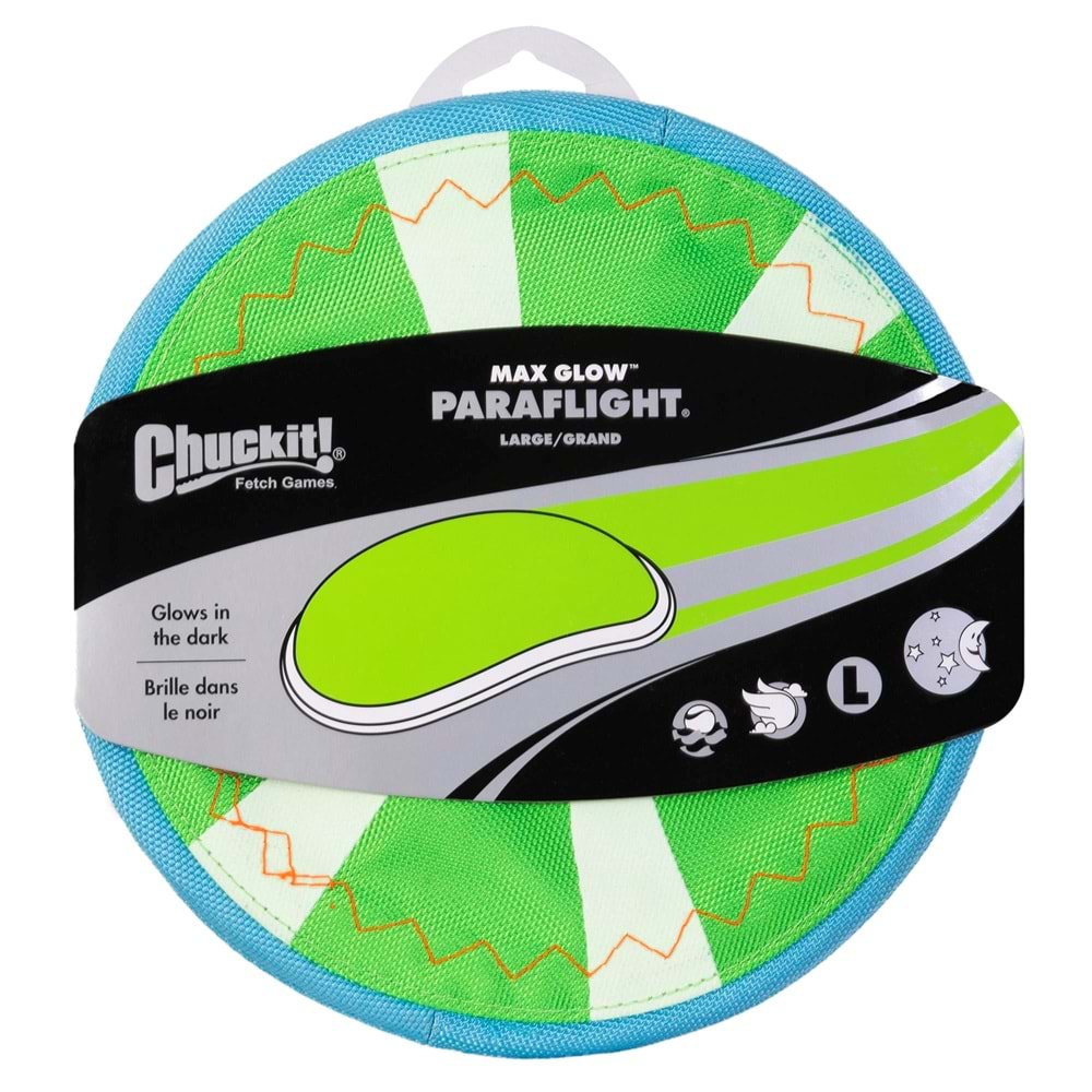Chuckit! Paraflight Max Glow Gece Parlayan Frizbi (Büyük Boy)