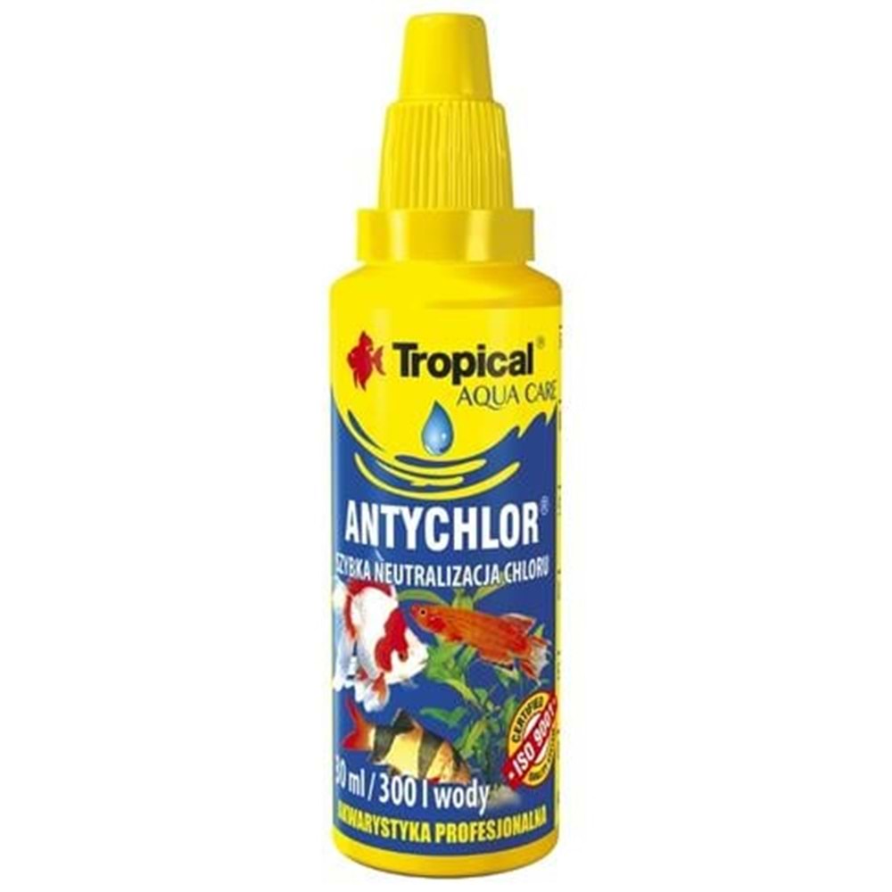 Tropical Antychlor 30ml Klor Giderici