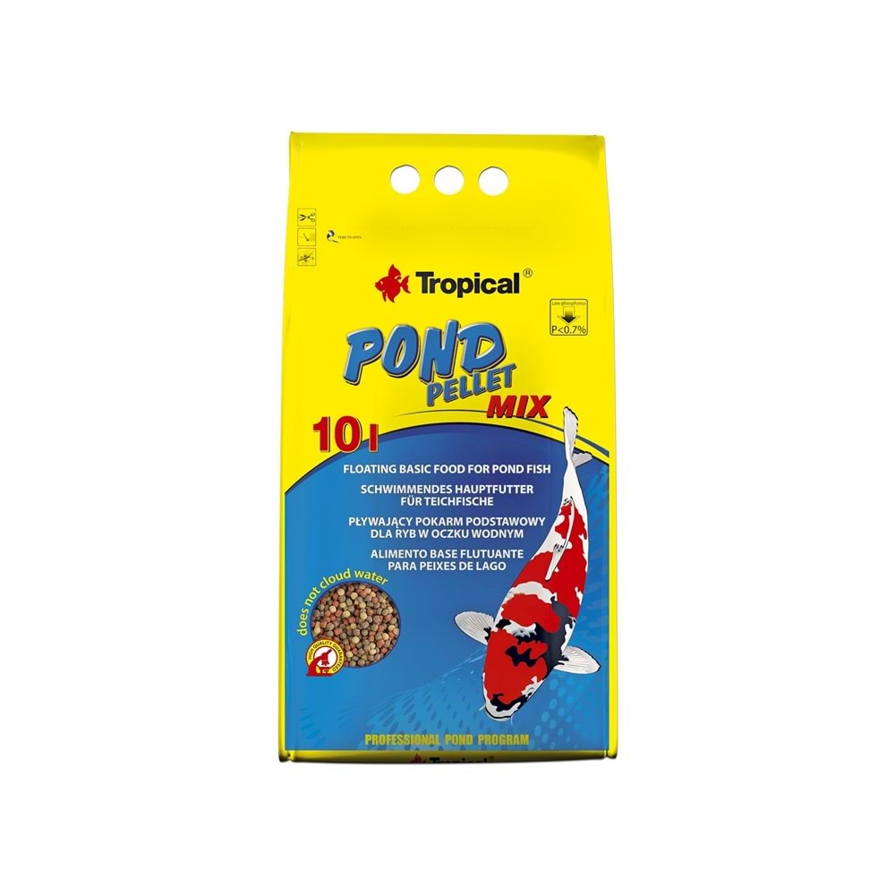 Tropical Pond Pellet Mix Size S 50Lt/5Kg