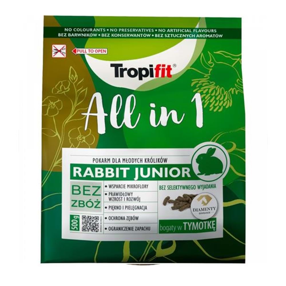 TropiFit All In One Rabbit Junior 500GR