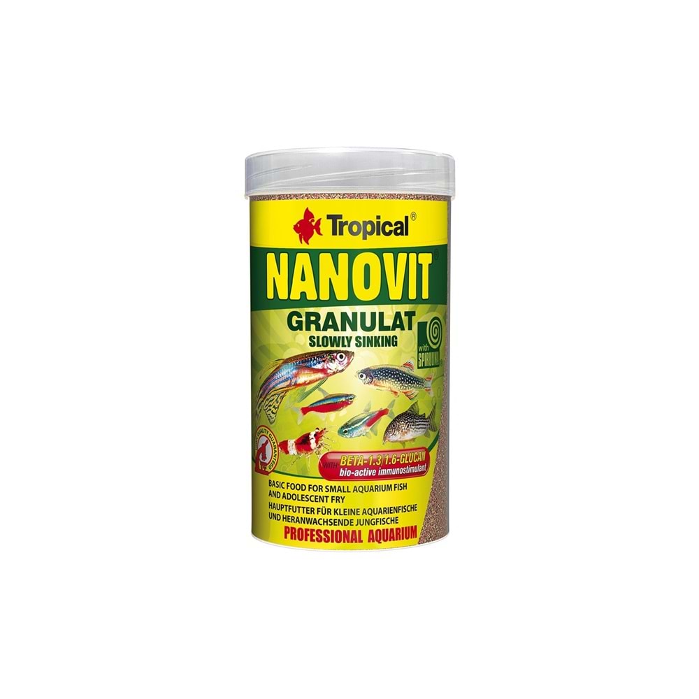 Tropical Nanovit Granulat 250ml/175Gr