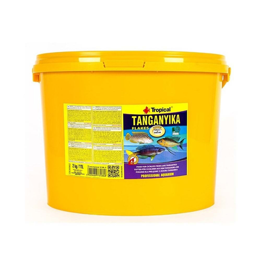 Tropical Tanganyika Flakes 11Lt/2Kg
