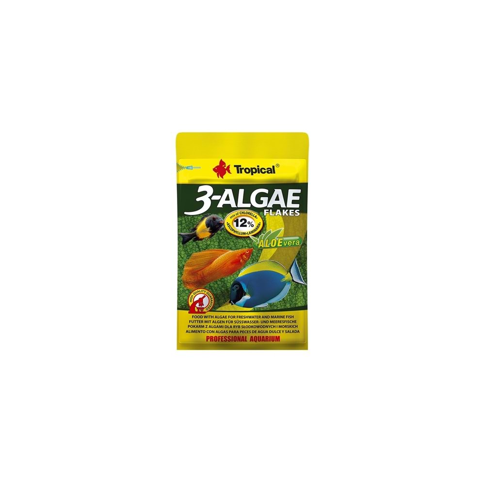 Tropical 3 Algae Flakes 12Gr