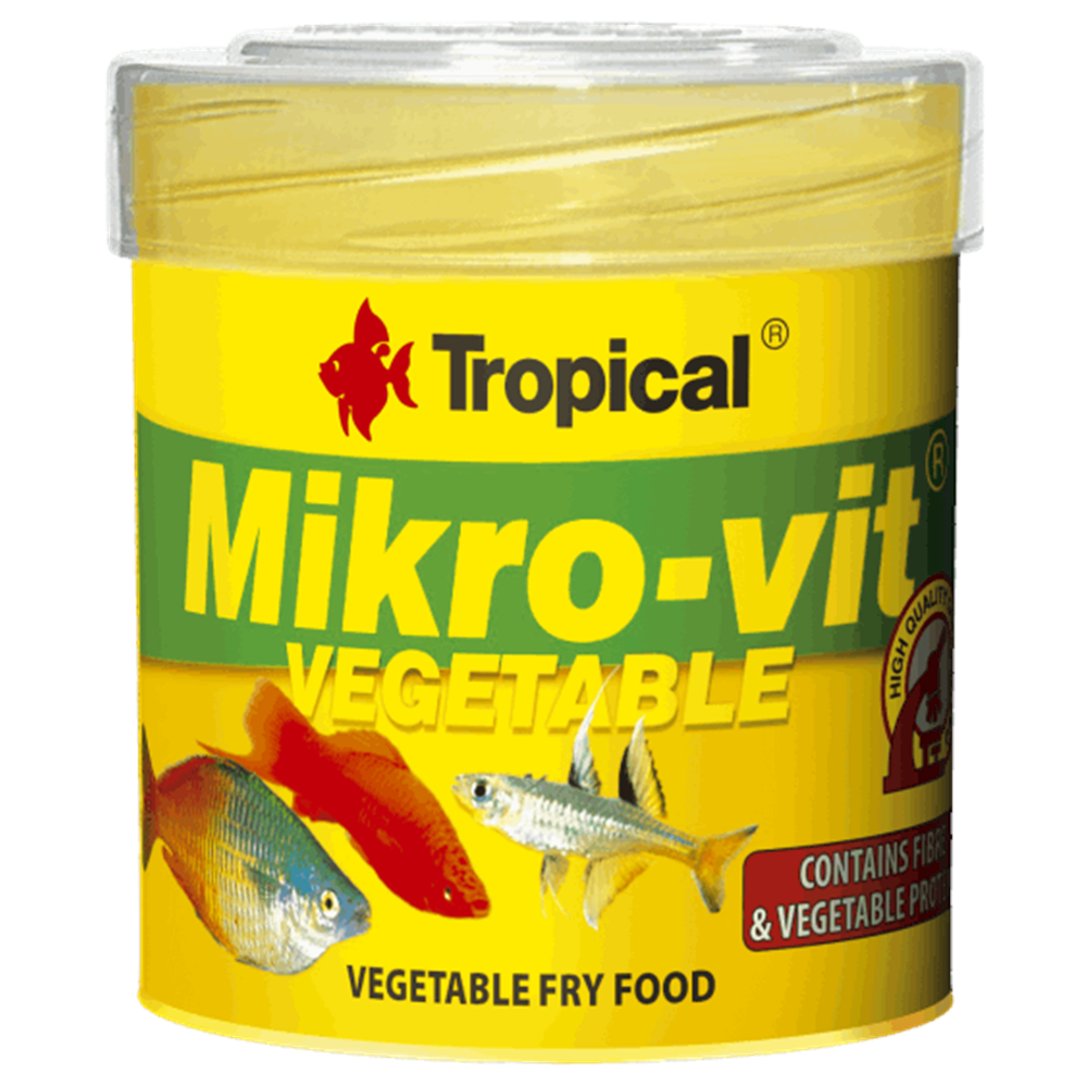 Tropical Mikro-Vit Vegetable 50ml/32Gr ( Yavru Balık Yemi )